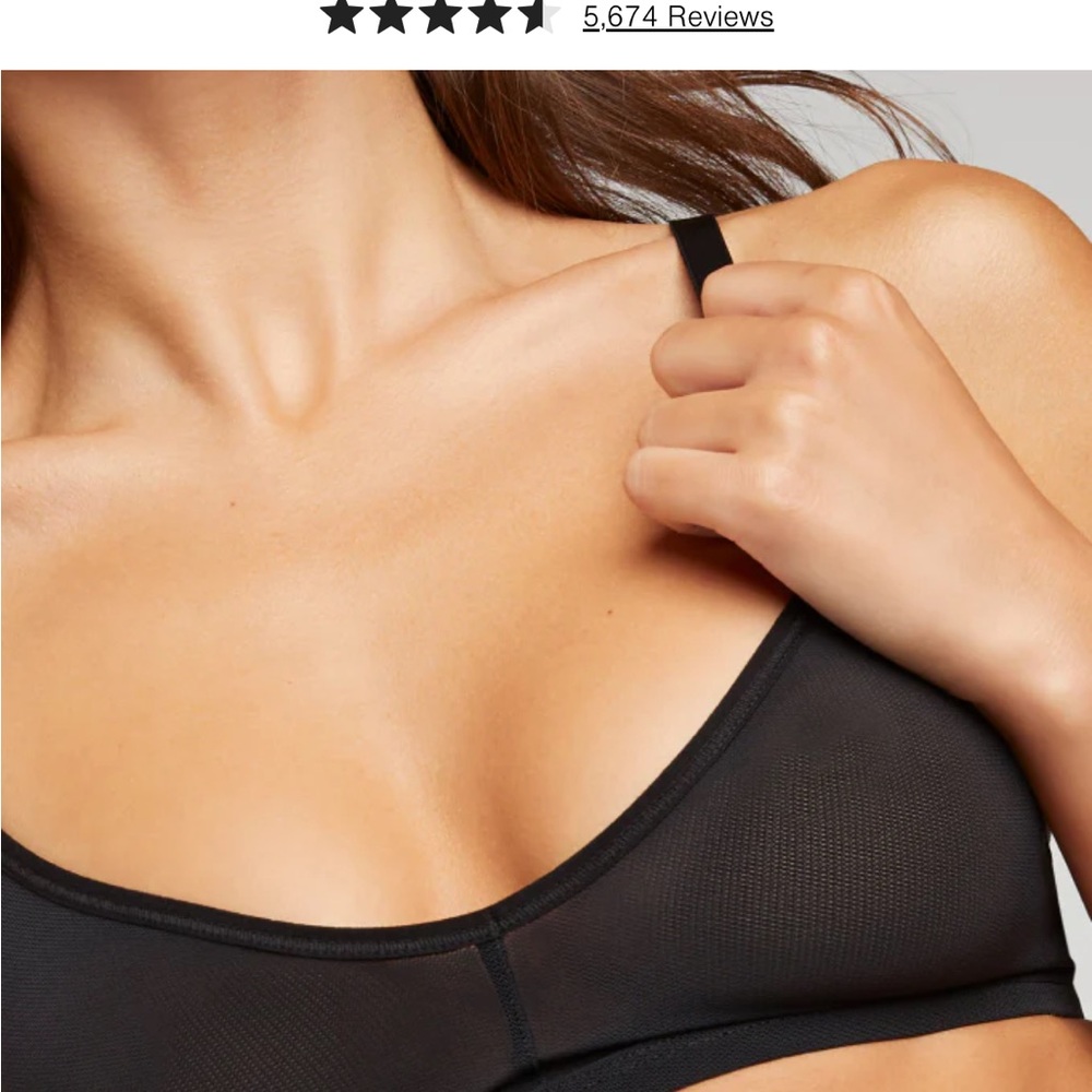 Negative underwear Sieve Women's Black Intimate Bra